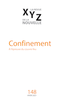 Revue XYZ de la nouvelle, no 148